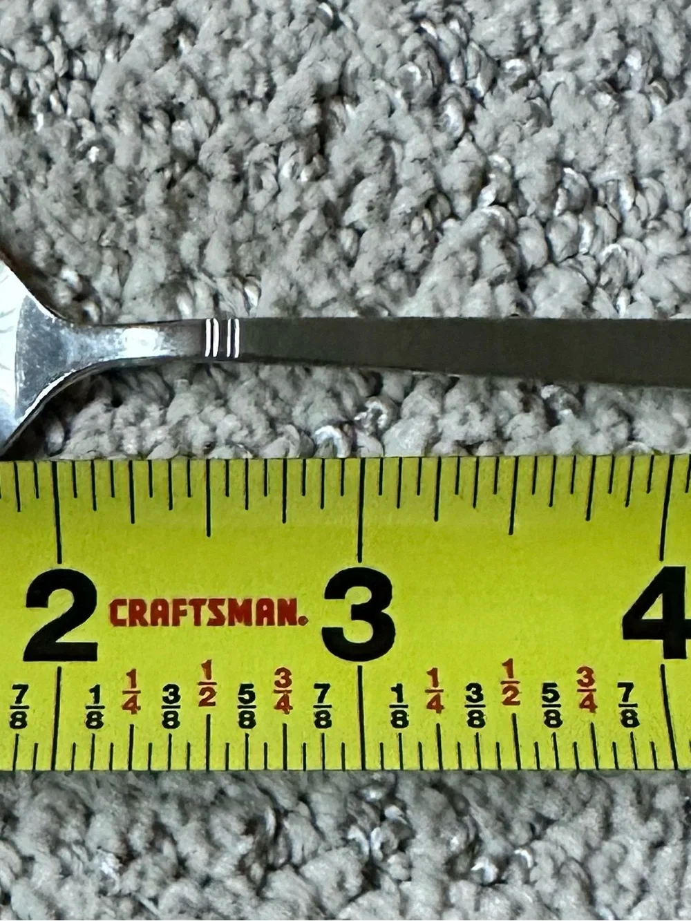 Lot of 4 Oneida Oneidacraft Deluxe Stainless Steel Teaspoons Nordic Crown